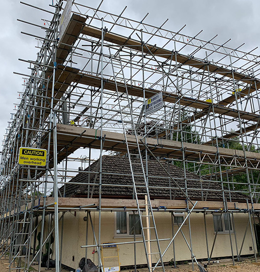 Priority Scaffolding | Temporary Roofing Systems