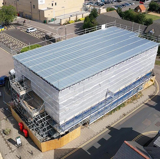 Priority Scaffolding | Temporary Roofing Systems