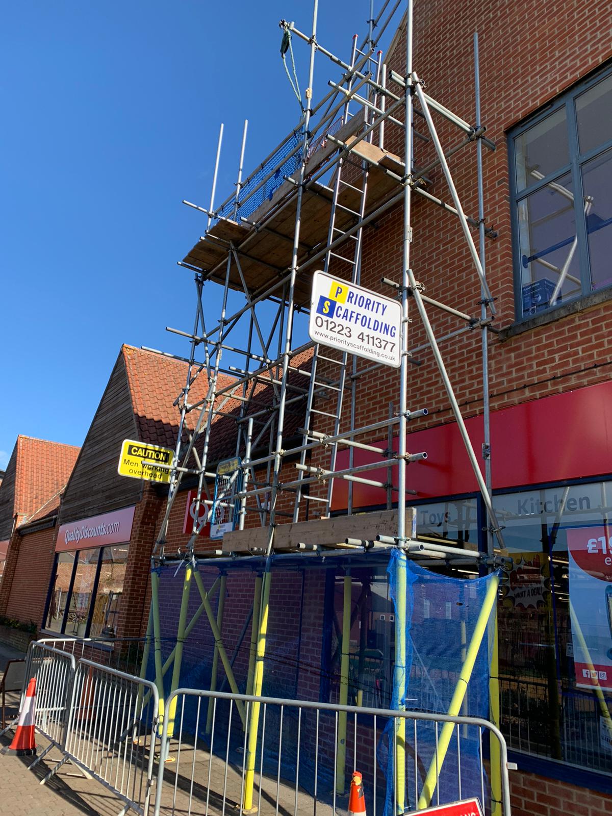 Priority Scaffolding | Our Work Scaffolding