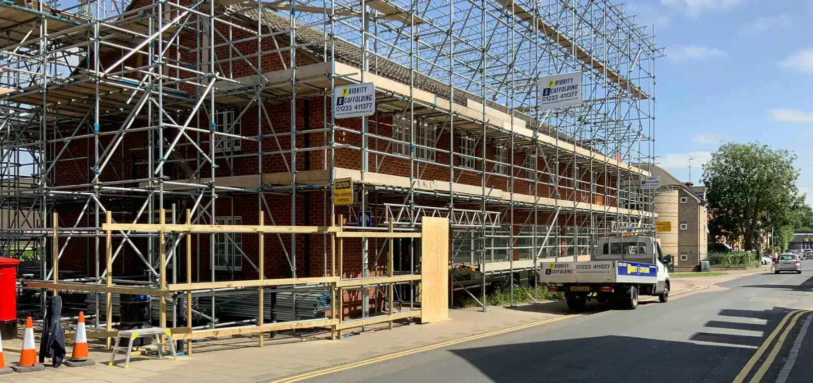 Hitchin Service Area 65 Priority Scaffolding